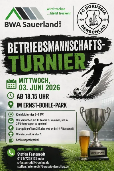 Betriebsmannschafts-Turnier 2026
