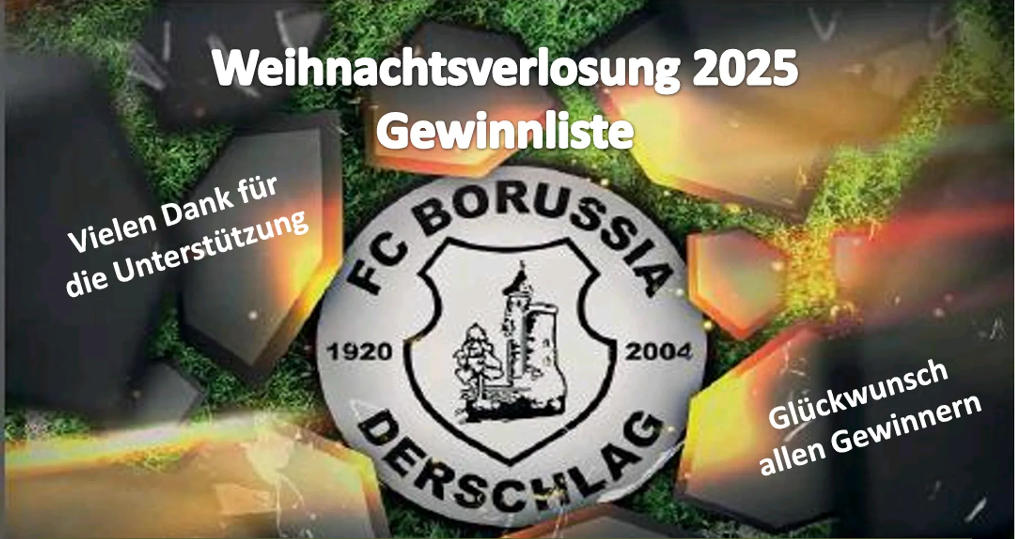 Weihnachtsverlosung 2025 - Gewinnliste