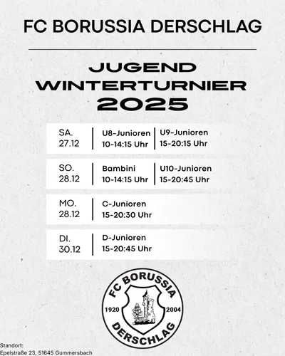 Jugend-Winterturnier 2025